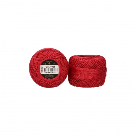 Anchor Pearl Cotton nº 8, cor 1025 bordeaux Anchor Pearl Cotton nº 8, cor 1025 bordeaux